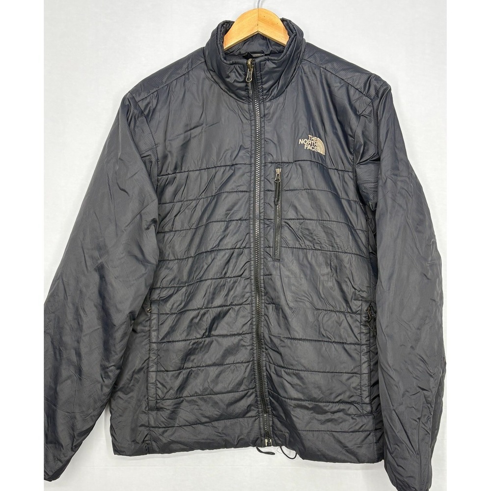 The North Face Puffer Jacket Mens Black Full Zip Long Sleeve Comfort‎ Outdoor M